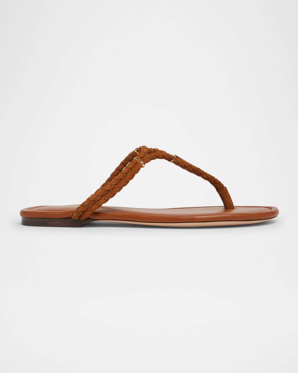 Lily Suede Thong Sandals